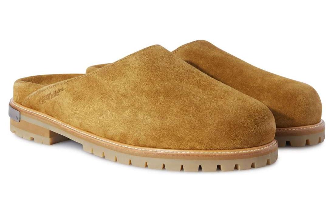 Off-White Slides 'Brown Velour' 圖 2