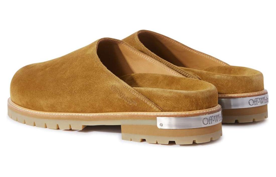 Off-White Slides 'Brown Velour' 圖 3