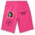 Off-White Slim Fit 'Green Man' Print Shorts Pink/Black