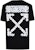 Off-White Slim Fit Airport Tape T-Shirt Black