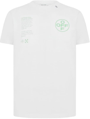 Off-White Slim Fit Arch Shapes T-Shirt White/Green Buy Off-White Slim Fit Arch Shapes T-Shirt White/Green