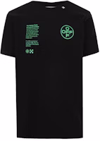 Off-White Slim Fit Arch Shapes Tee Black/Green Off-White Slim Fit Arch Shapes Tee Black/Green