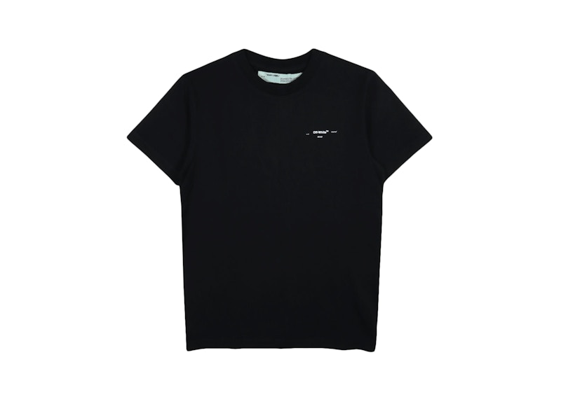 Buy Off-White Kaos Hitam Slim Fit Arrows