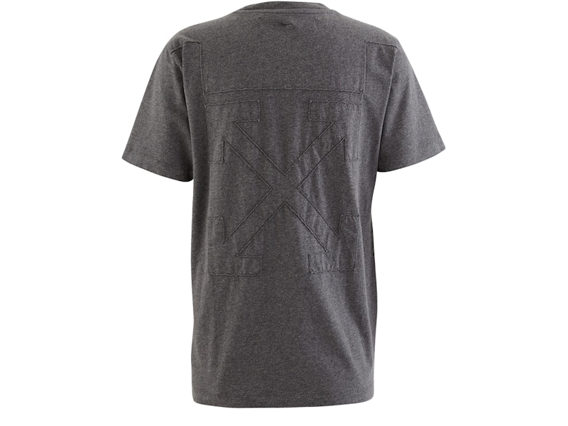 Off-White Slim Fit Arrows T-Shirt Melange Grey/Silver 圖 2