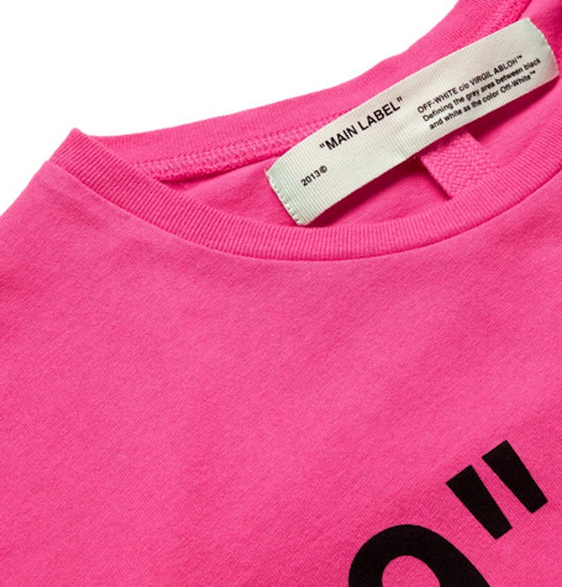Off-White Slim Fit Boat Print T-Shirt Pink/Black 圖 2