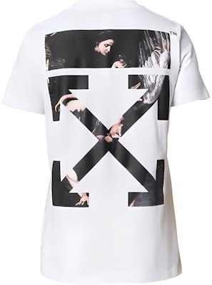 Off-White Kaos Slim Fit Caravaggio Arrows Putih/Multicolor OMAA027S201850040188 Buy Off-White Kaos Slim Fit Caravaggio Arrows Putih/Multicolor OMAA027S201850040188