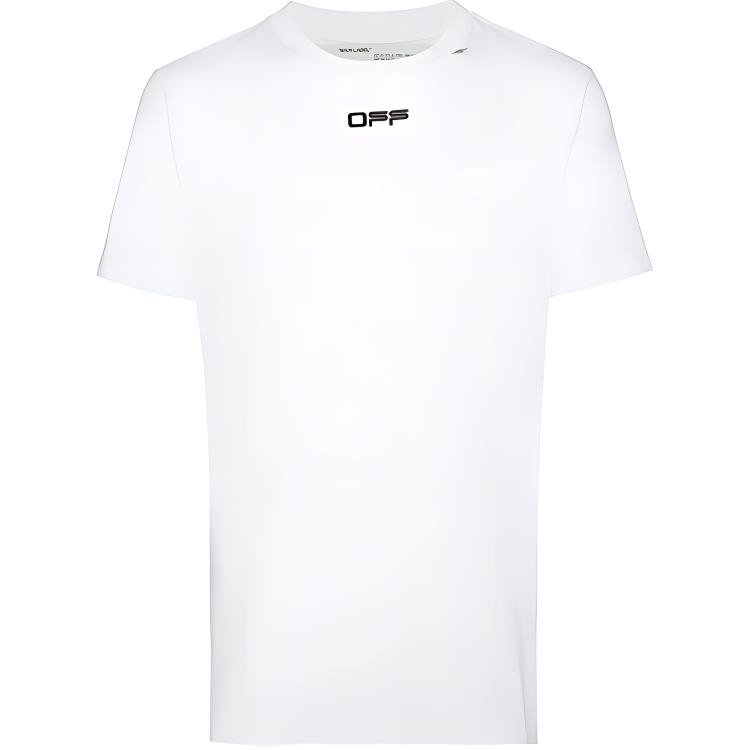 Order Off-White Kaos Slim Fit Caravaggio Arrows Putih/Multicolor OMAA027S201850040188