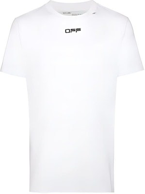 Off-White Kaos Slim Fit Caravaggio Arrows Putih/Multicolor OMAA027S201850040188 Order Off-White Kaos Slim Fit Caravaggio Arrows Putih/Multicolor OMAA027S201850040188