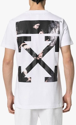 Off-White Kaos Slim Fit Caravaggio Arrows Putih/Multicolor OMAA027S201850040188 Lookbook Off-White Kaos Slim Fit Caravaggio Arrows Putih/Multicolor OMAA027S201850040188