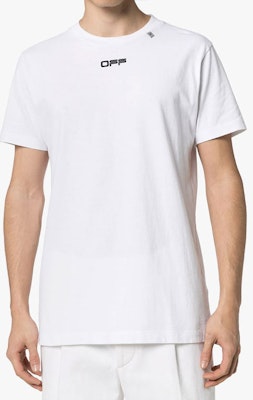 Off-White Kaos Slim Fit Caravaggio Arrows Putih/Multicolor OMAA027S201850040188 Shop Off-White Kaos Slim Fit Caravaggio Arrows Putih/Multicolor OMAA027S201850040188