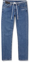 Off-White Slim Fit Denim Jeans Blue Off-White Slim Fit Denim Jeans Blue