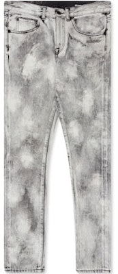 Off-White Slim Fit Denim Jeans Dark Grey/Washed Black Buy Off-White Slim Fit Denim Jeans Dark Grey/Washed Black