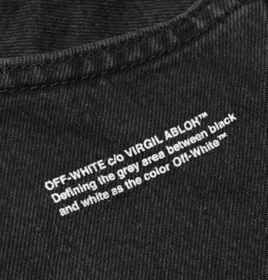 Off-White Slim Fit Dip Dyed Denim Jeans Black/Saffron/Storm Blue Lookbook Off-White Slim Fit Dip Dyed Denim Jeans Black/Saffron/Storm Blue
