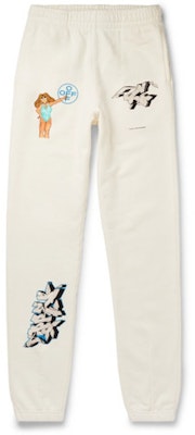 Off-White Slim Fit Dondi White Print Sweatpants Multicolor Buy Off-White Slim Fit Dondi White Print Sweatpants Multicolor