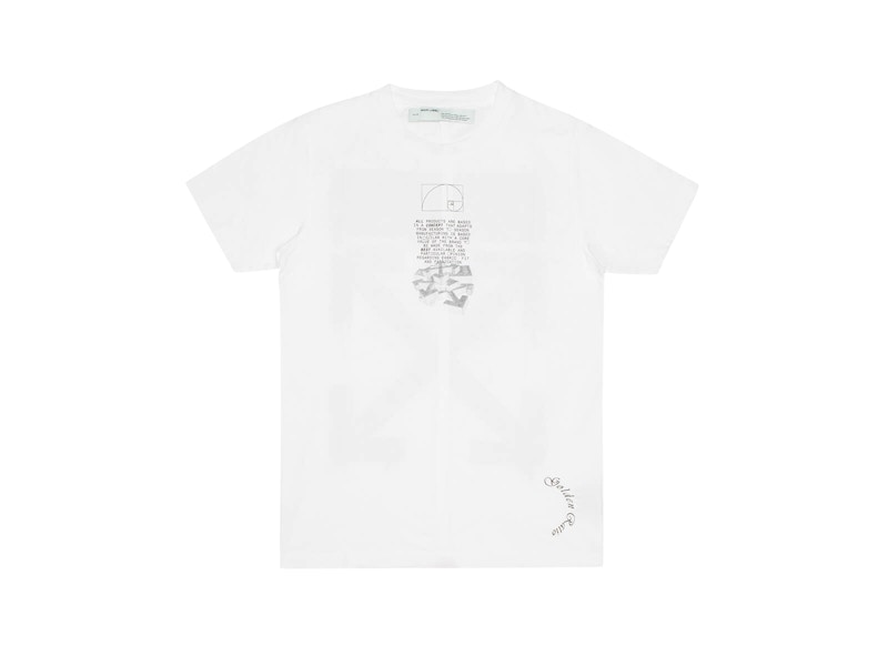 Buy Off-White修身滴箭T恤 白/黑