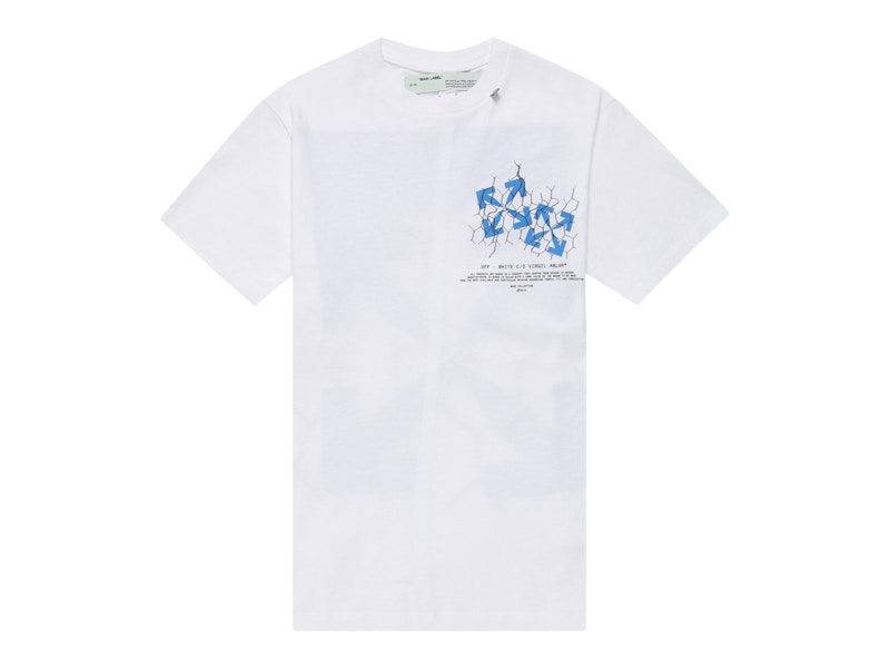 Buy Off-White Slim Fit Fence Arrows T-Shirt Putih/Biru