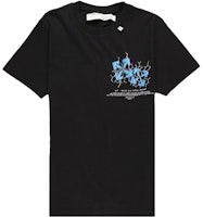 黑藍色 Off-White 修身款柵欄箭頭T恤 Buy 黑藍色 Off-White 修身款柵欄箭頭T恤