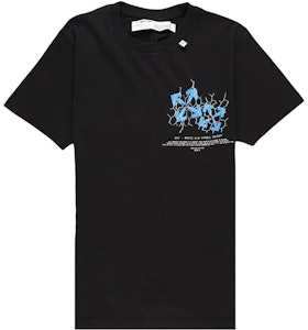 Camiseta Off-White Slim Fit Fence Arrows Negra/Azul Buy Camiseta Off-White Slim Fit Fence Arrows Negra/Azul