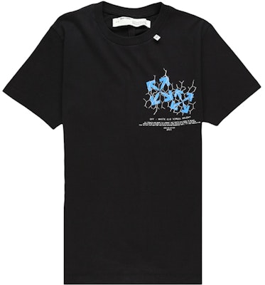 黑藍色 Off-White 修身款柵欄箭頭T恤 Buy 黑藍色 Off-White 修身款柵欄箭頭T恤