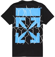 黑藍色 Off-White 修身款柵欄箭頭T恤 Order 黑藍色 Off-White 修身款柵欄箭頭T恤