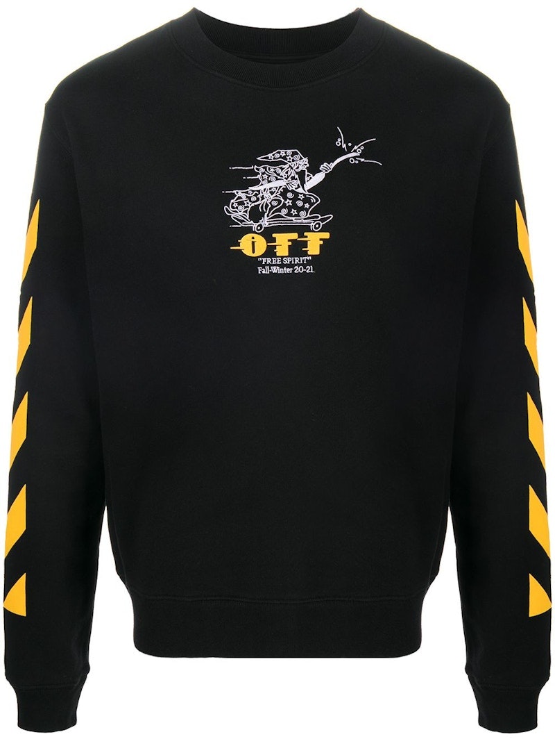 off-white-slim-fit-free-wizard-sweatshirt-black-yellow