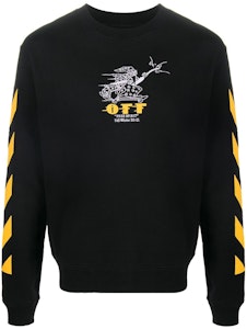 OFF-WHITE Slim Fit Free Wizard Sweatshirt Hitam/Kuning Buy OFF-WHITE Slim Fit Free Wizard Sweatshirt Hitam/Kuning