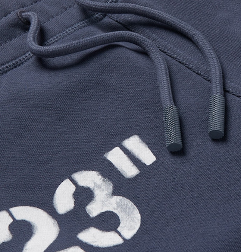 Order 오프화이트 슬림 로고 스웻팬츠 (네이비)
