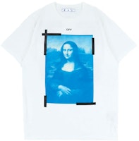 Off-White Slim Fit Mona Lisa Print T-shirt White Off-White Slim Fit Mona Lisa Print T-shirt White