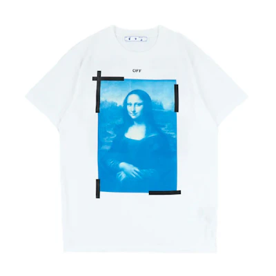 OFF-WHITE Slim Fit Mona Lisa Print T-shirt White