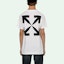 Sizing Off-White Slim Fit Mona Lisa Print T-shirt White