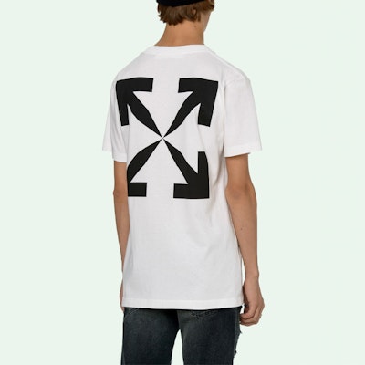 Off-White Slim Fit Mona Lisa Print T-shirt White Cheap Off-White Slim Fit Mona Lisa Print T-shirt White