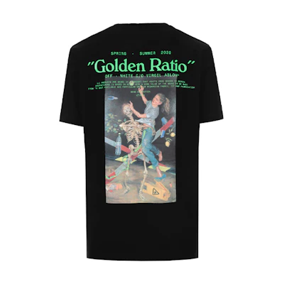 Off-White Slim Fit Pascal Painting T-Shirt Black