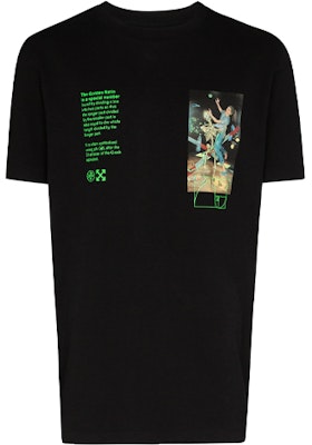 Off-White Slim Fit Pascal Painting T-Shirt Black Order Off-White Slim Fit Pascal Painting T-Shirt Black