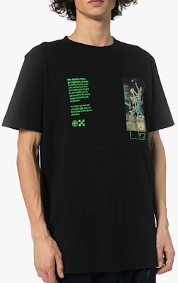 Off-White Slim Fit Pascal Painting T-Shirt Black Lookbook Off-White Slim Fit Pascal Painting T-Shirt Black