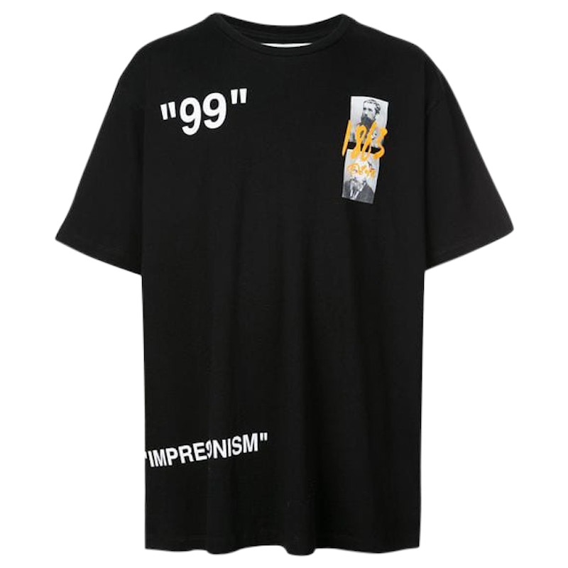 Off-White Slim Fit Summer T-Shirt Black