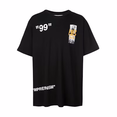 Off-White Slim Fit Summer T-Shirt Black