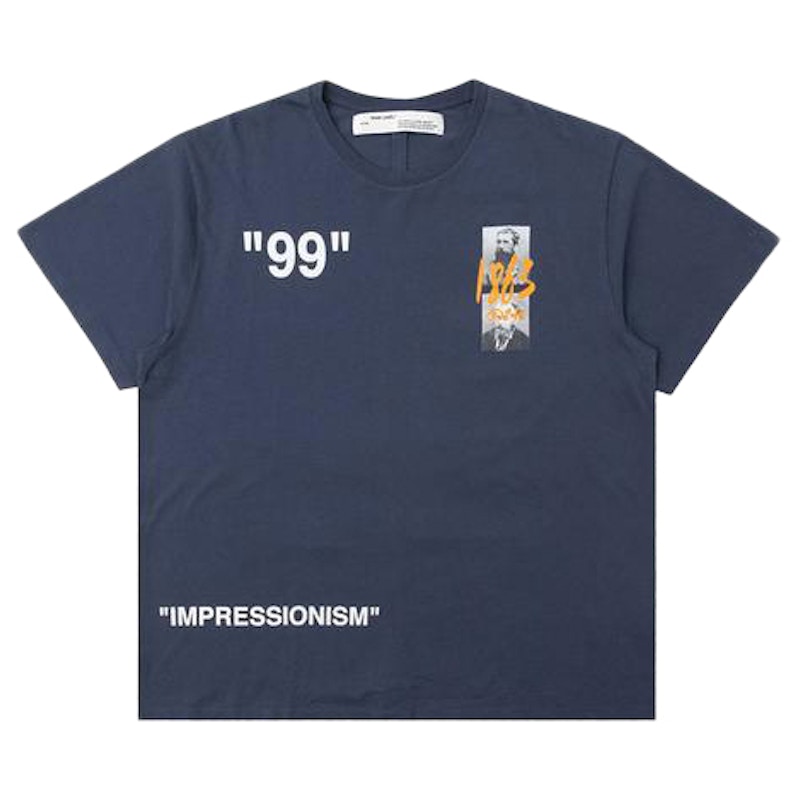 Off-White Slim Fit Summer Tee Blue