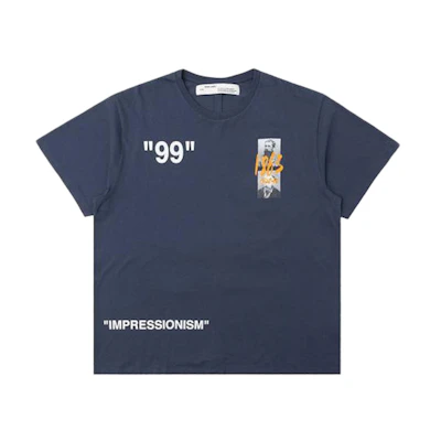 Off-White Slim Fit Summer Tee Blue