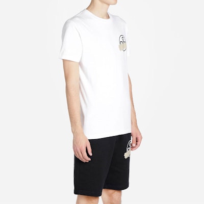 Off-White Slim Fit Tape Arrows Tee White/Beige Purchase Off-White Slim Fit Tape Arrows Tee White/Beige