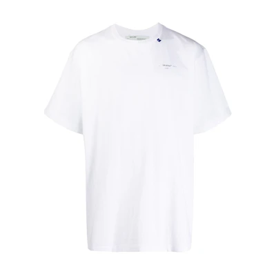Off-White Slim Fit Unfinished T-Shirt White/Silver