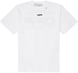 Kaos Slim Fit Off-White Garis Bergelombang Putih/Hitam Buy Kaos Slim Fit Off-White Garis Bergelombang Putih/Hitam