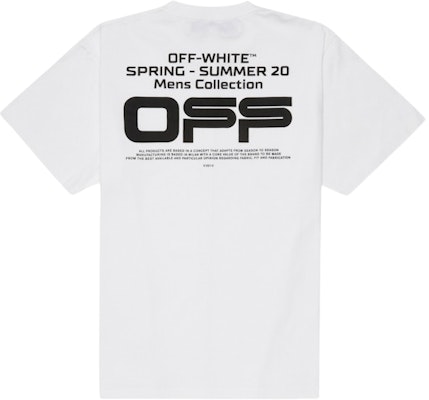 Off-White Slim Fit Wavy Line T-Shirt White/Black Order Off-White Slim Fit Wavy Line T-Shirt White/Black