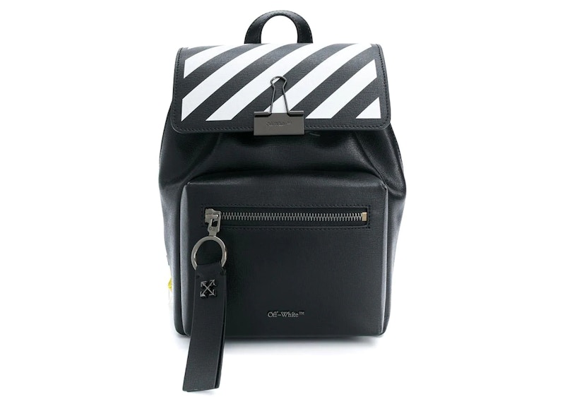 OFF-WHITE Small Diagonal Backpack Black