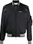 Buy Off-White Small Logo Print Bomber Jacket Black/Black