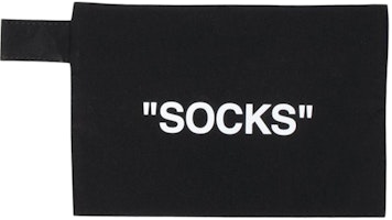 Off-White Socks Pouch Black/White Off-White Socks Pouch Black/White