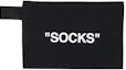 Buy Off-White Socks Pouch Black/White