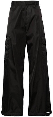 오프화이트 솔리드 블랙 릴렉스 핏 카고팬츠 남성용 엘라스틱 미드웨이스트 OMCF037C99FAB0031010 Order 오프화이트 솔리드 블랙 릴렉스 핏 카고팬츠 남성용 엘라스틱 미드웨이스트 OMCF037C99FAB0031010