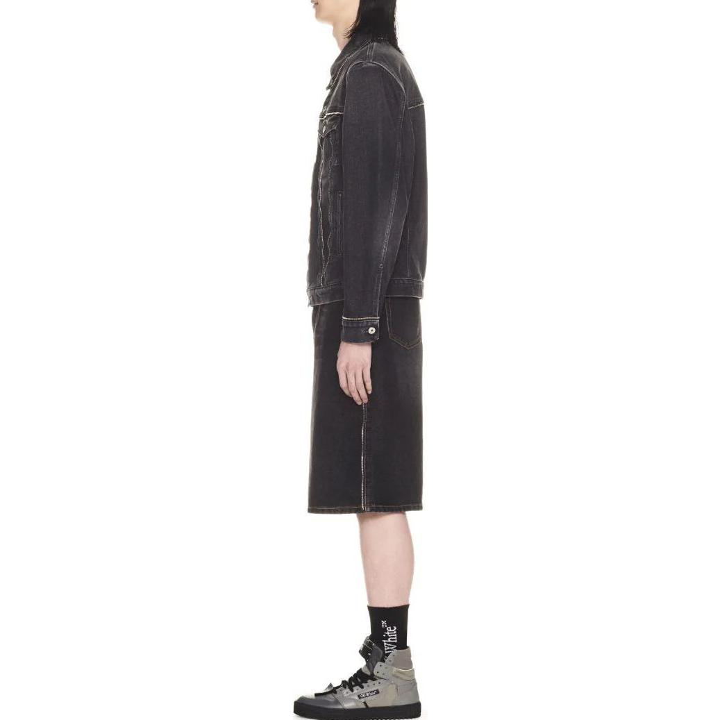 OFF-WHITE Solid Color Long Sleeve Jacket  Black OMYE092F23DEN0020900 圖 4