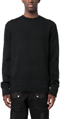 OFF-WHITE Sweater Lengan Panjang Solid Mohair Crewneck Lelaki/Perempuan OMHE170F23KNI0011061 Lookbook OFF-WHITE Sweater Lengan Panjang Solid Mohair Crewneck Lelaki/Perempuan OMHE170F23KNI0011061