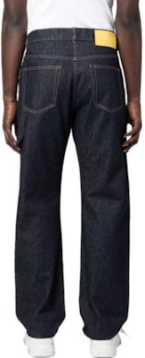 OFF-WHITE 男士高腰修身牛仔裤 深蓝色 刺绣标志 OMYA168S23DEN0024818 Purchase OFF-WHITE 男士高腰修身牛仔裤 深蓝色 刺绣标志 OMYA168S23DEN0024818